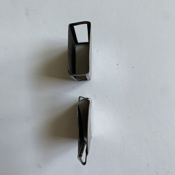 Vintage Sterling Silver Matchbox Holder Engraved "R" Pair of 2 23 grams - Picture 4 of 7